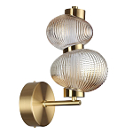 Бра с 2-мя рифлеными стеклянными шарами Marcelh Light варинант исполнения - 5 | Loft Concept в Костроме