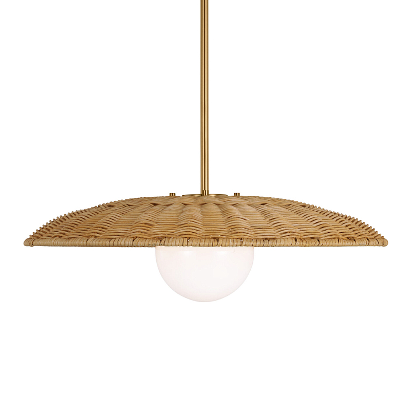 Люстра круглая из ротанга Long Lasting Chandelier Бежевый Белый Люстра круглая из ротанга Long Lasting Chandelier Бежевый Белый в Костроме | Loft Concept