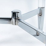 Приставной столик со стеклянной столешницей Deimos варинант исполнения - 4 | Loft Concept в Костроме