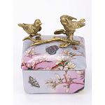 Фарфоровая шкатулка Bird talks варинант исполнения - 2 | Loft Concept в Костроме