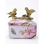 Фарфоровая шкатулка Bird talks варинант исполнения - 5 | Loft Concept в Костроме