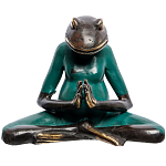 Статуэтка из бронзы в виде лягушки Animals Bronze варинант исполнения - 3 | Loft Concept в Костроме