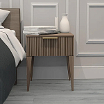 Тумба прикроватная коричневая с ящиком Harper Line варинант исполнения - 1 | Loft Concept в Костроме