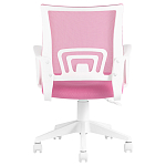 Офисное кресло с основанием из белого пластика Desk chairs Pink варинант исполнения - 4 | Loft Concept в Костроме