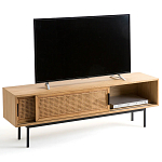 ТВ-тумба с плетеным декором Tate Wicker TV Stand варинант исполнения - 3 | Loft Concept в Костроме