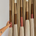 Текстильное Панно Макраме для ресторана Mexico Wall Hanging  варинант исполнения - 1 | Loft Concept в Костроме