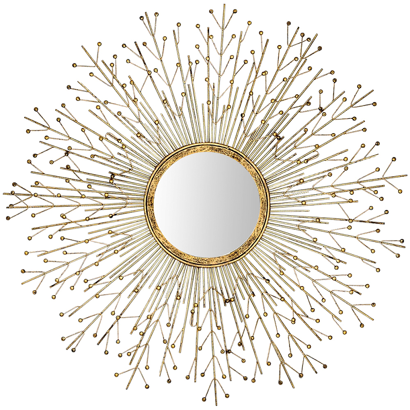 Зеркало-солнце Quinn Sun Mirror Латунь Зеркало-солнце Quinn Sun Mirror Латунь в Костроме | Loft Concept