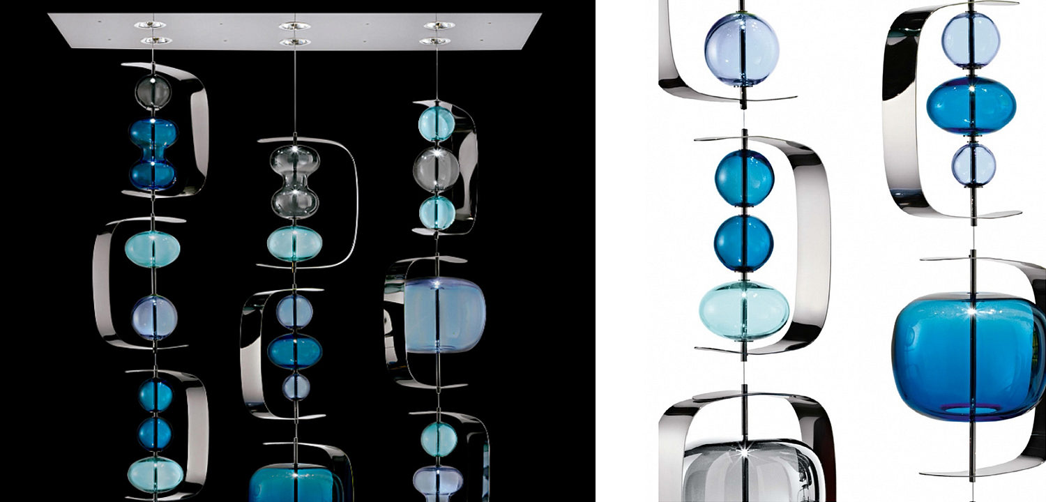 Светильник Barovier & Toso Manhattan Blue Светильник Barovier & Toso Manhattan Blue - Loft-Concept в Костроме