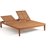 Шезлонг двухместный из эвкалипта Sunset варинант исполнения - 4 | Loft Concept в Костроме