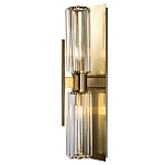 Бра с двумя хрустальными цилиндрическими плафонами Glass TUBE варинант исполнения - 2 | Loft Concept в Костроме