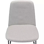 Стул мягкий светло-серый Chair Gray Runners варинант исполнения - 5 | Loft Concept в Костроме