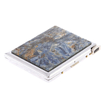 Портсигар на 10 сигарет с газовой зажигалкой из натурального камня Кианит Stone Cigarettes Cases варинант исполнения - 2 | Loft Concept в Костроме