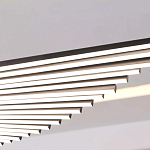 Люстра в виде распахнутых крыльев из тонких металлических планок Flight of Freedom варинант исполнения - 12 | Loft Concept в Костроме