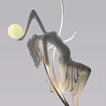 Торшер белая статуэтка Девушка Girl Carries Light Balls варинант исполнения - 2 | Loft Concept в Костроме