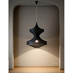 Подвесной вязаный черный светильник «Моника» варинант исполнения - 5 | Loft Concept в Костроме