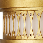 Потолочный светильник с фактурным золотым каркасом Exceptional Classic Design варинант исполнения - 2 | Loft Concept в Костроме