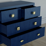 Бельевой Комод с 4 ящиками Elsa Dreams Blue варинант исполнения - 3 | Loft Concept в Костроме