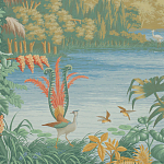 Обои ручная роспись Le Brésil Paille варинант исполнения - 3 | Loft Concept в Костроме