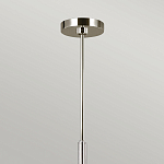 Люстра с 6-ю лампами на тонких изогнутых рожках в современном стиле Feiss варинант исполнения - 9 | Loft Concept в Костроме