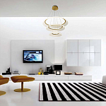 Люстра подвесная с 3-мя кольцевыми светодиодными лампами Catcher варинант исполнения - 2 | Loft Concept в Костроме