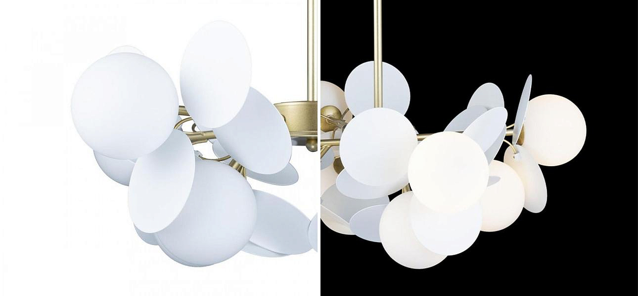 Люстра MATISSE Chandelier White 8 ламп Люстра MATISSE Chandelier White 8 ламп - Loft-Concept в Костроме