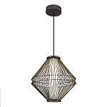 Подвесной светильник с плетеным металлическим каркасом Metal Interweaving варинант исполнения - 1 | Loft Concept в Костроме