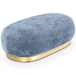 Длинный овальный пуф Ambrose Soft Oval Pouf варинант исполнения - 1 | Loft Concept в Костроме
