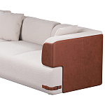 Трехместный диван Richmond с кожаной отделкой варинант исполнения - 6 | Loft Concept в Костроме