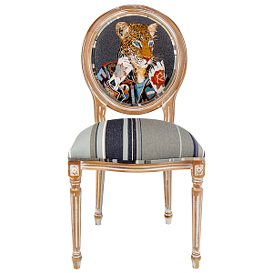 Стул Crazy Leopard Grey