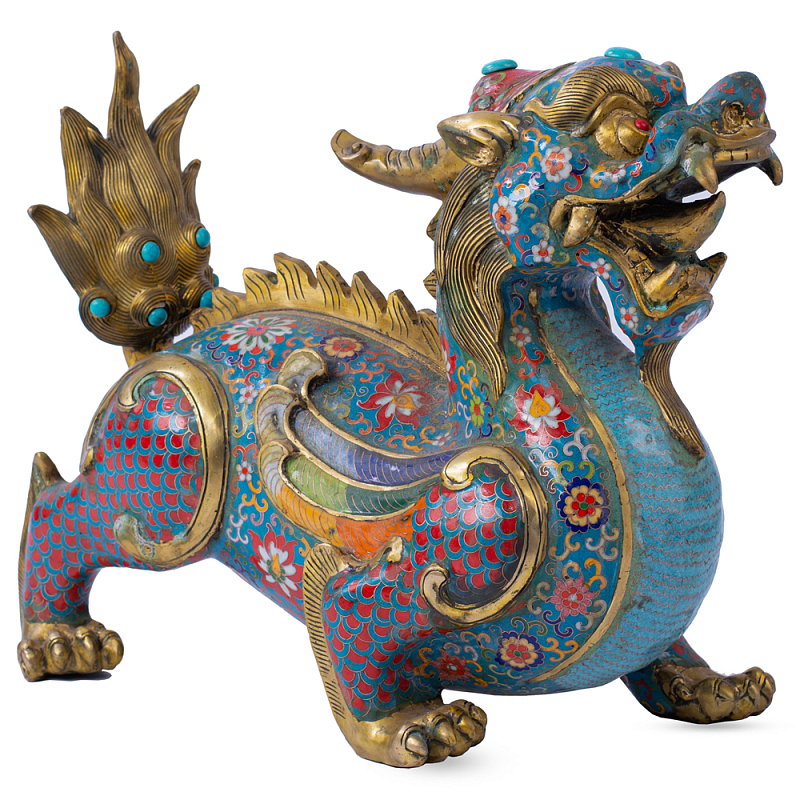 Большой Бронзовый Китайский дракон Мульти в Костроме | Loft Concept 
