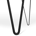 Стол журнальный с круглой столешницей из стекла Gold and Black Marble варинант исполнения - 6 | Loft Concept в Костроме