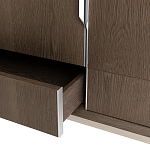 Шкаф из серого дуба Sawada Gray Oak Cabinet варинант исполнения - 5 | Loft Concept в Костроме