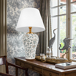 Настольная лампа с цветочной росписью Lamp Flower Painting варинант исполнения - 5 | Loft Concept в Костроме