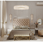 Бра с каскадом из прозрачного хрусталя и корпусом золотого цвета Constant Sparks варинант исполнения - 6 | Loft Concept в Костроме