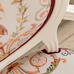 Полукресло из массива бука бежевое с растительным орнаментом Raffael Angel Beige Chair варинант исполнения - 6 | Loft Concept в Костроме