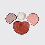 Сет из 4-х тарелок «QARTZITE» варинант исполнения - 1 | Loft Concept в Костроме