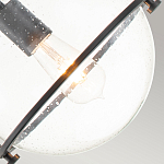 Подвесной светильник с прозрачным плафоном в форме шара в арочной подвеске Hinkley варинант исполнения - 7 | Loft Concept в Костроме