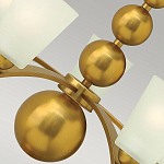 Люстра с матовыми конусными плафонами и декоративными элементами в форме шаров Hinkley варинант исполнения - 8 | Loft Concept в Костроме