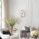 Бра с золотым основанием и 5-ю белыми шарообразными плафонами Bubble варинант исполнения - 4 | Loft Concept в Костроме