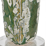 Настольная лампа керамическая с кремовым абажуром Scenic Column варинант исполнения - 2 | Loft Concept в Костроме