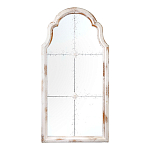 Зеркало-окно настенное в винтажном стиле Venetian Smooth варинант исполнения - 1 | Loft Concept в Костроме