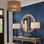 Настольная лампа с корпусом из цветков колокольчика Cascade of Blue Flowers варинант исполнения - 3 | Loft Concept в Костроме