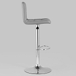 Барный стул с сиденьем серого цвета Honory варинант исполнения - 2 | Loft Concept в Костроме