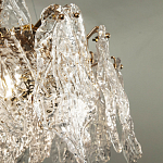 Люстра с декором из текстурированного стекла Textured Glass Chandelier 8 варинант исполнения - 5 | Loft Concept в Костроме
