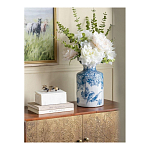 Ваза с мотивами цветущего сада с попугаями Vase Inspired by Nature варинант исполнения - 4 | Loft Concept в Костроме