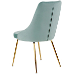 Стул в мятной велюровой обивке Ward Mint Velour Chair варинант исполнения - 4 | Loft Concept в Костроме