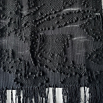 Гобелен из шерсти мериноса с узелками Ночь  варинант исполнения - 1 | Loft Concept в Костроме