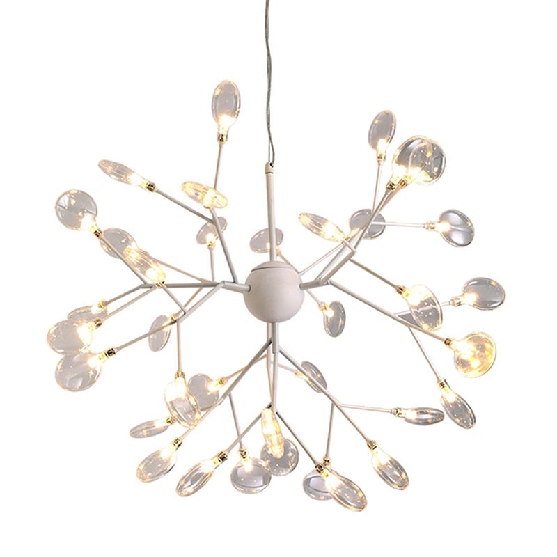 Люстра Jenell Lamp Белый Прозрачный Люстра Jenell Lamp Белый Прозрачный в Костроме | Loft Concept