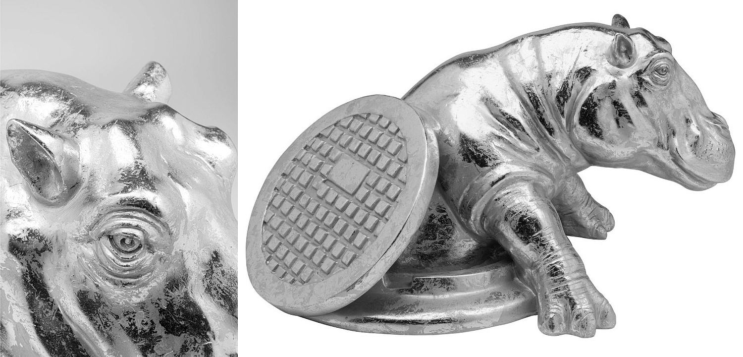 Статуэтка Chrome Hippo - Loft-Concept в Костроме