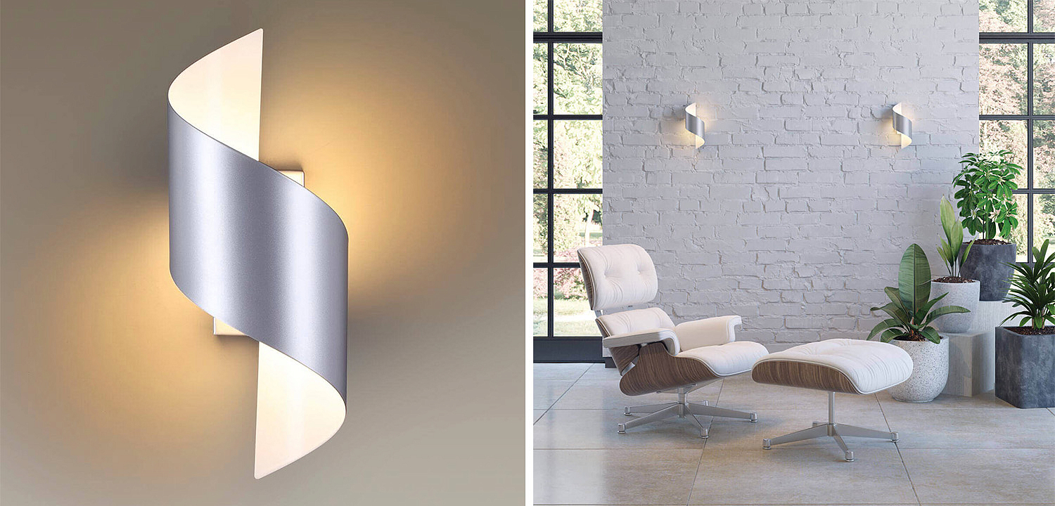 Бра Silver Locken Wall Lamp Бра Silver Locken Wall Lamp - Loft-Concept в Костроме